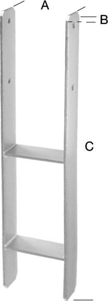 H-Pfostenträger tzn 121 Stärke 8,0mm CE