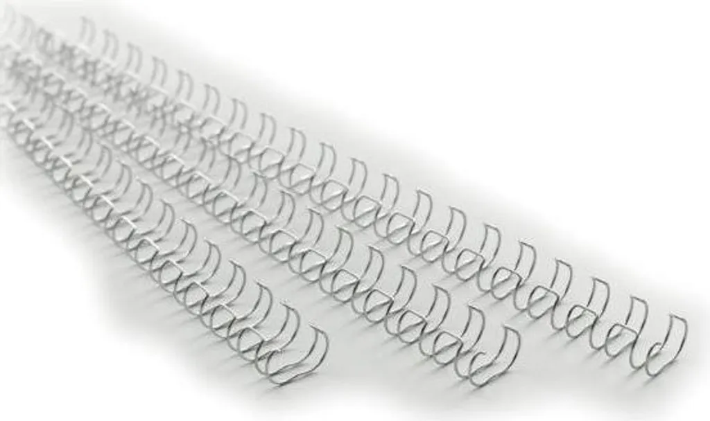 GBC Drahtbindercken WireBind, A4, 21 Ringe, 8 mm, silber