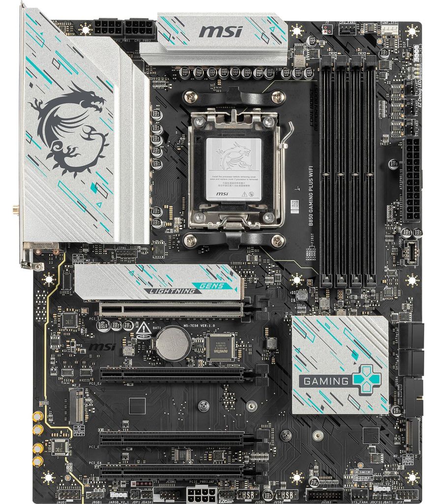 MSI B850 GAMING PLUS WIFI, AMD, Sockel AM5, AMD Ryzen 7000 Produktbild 