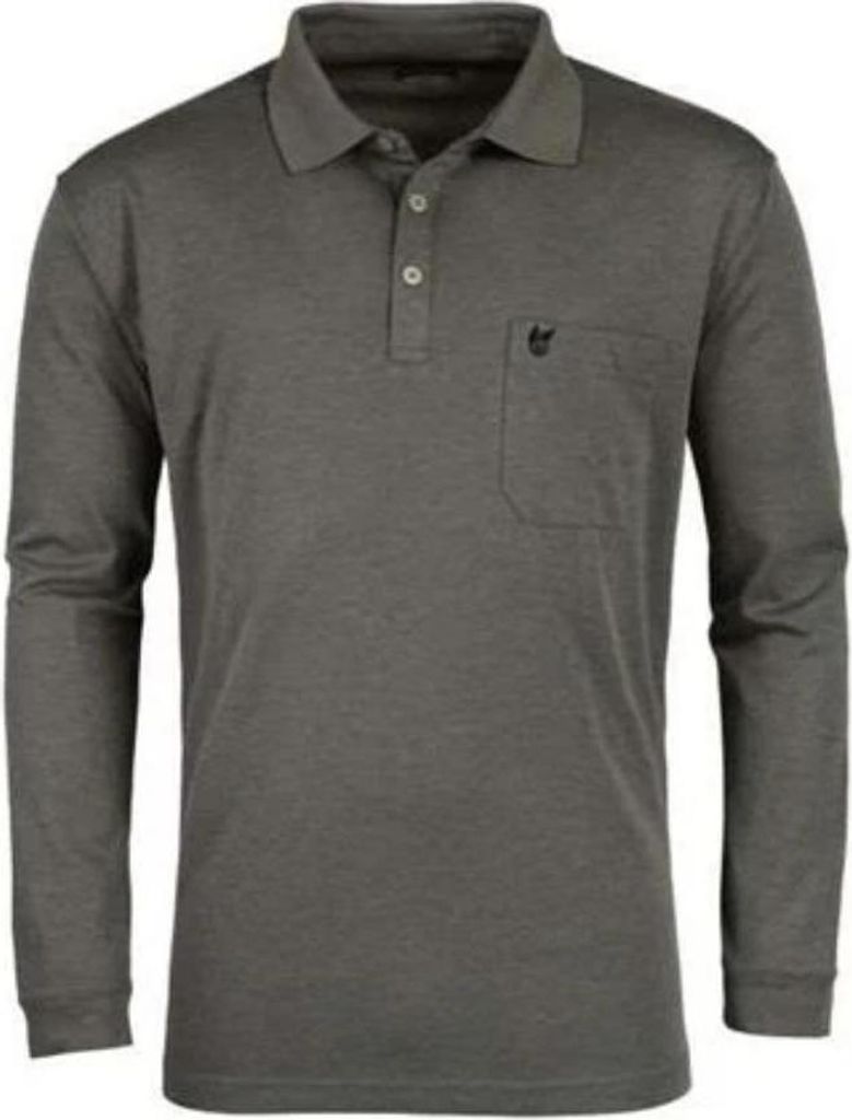 hajo H Polo 1/1 Arm "Soft 106 silbermelang 5Xl