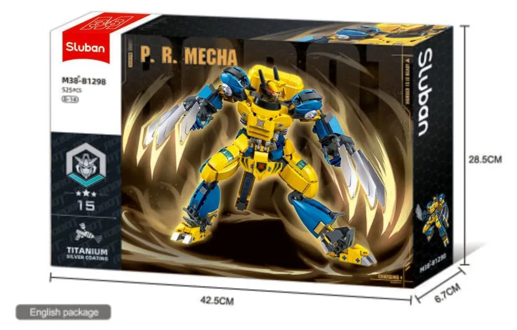 Robot de Combat Sluban Mech 15 M38-B1298 Idéal pour Collectionneur