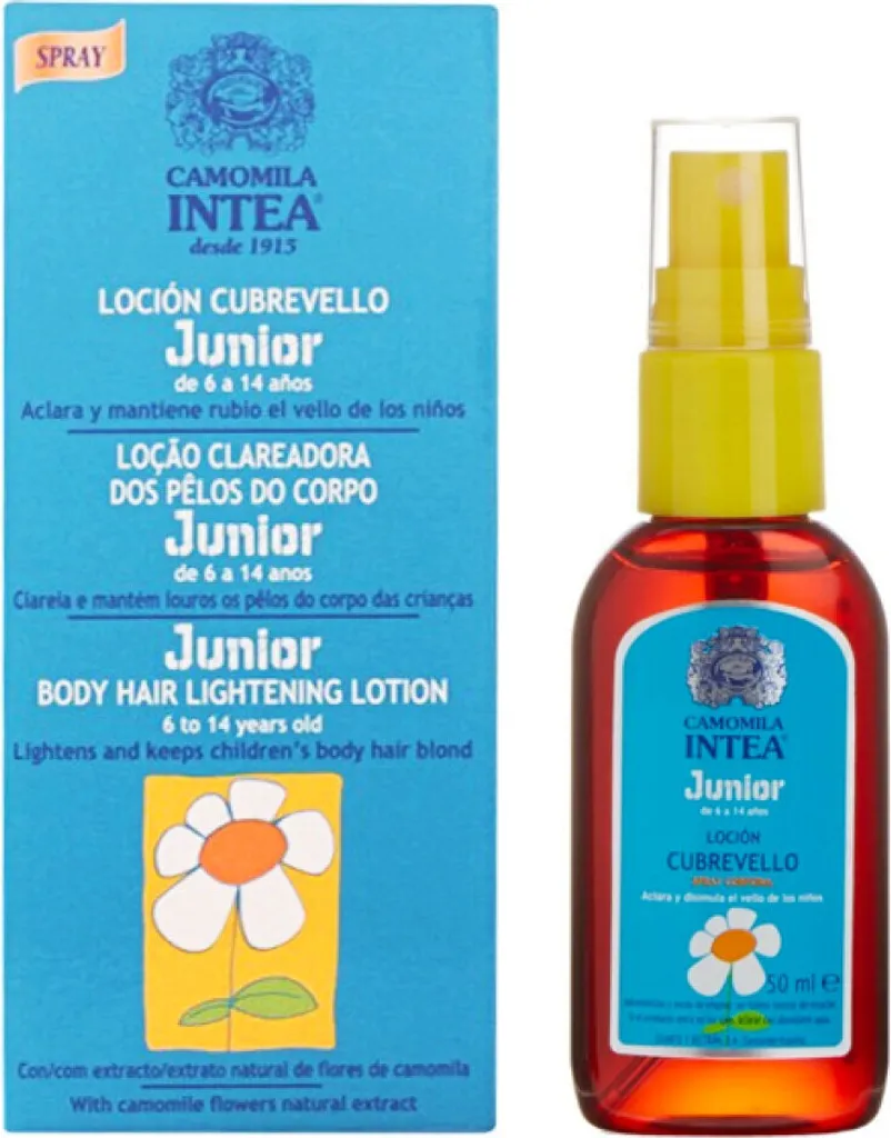Spray éclaircissant poils Camomila Intea Kinder doux flacon de 50ml