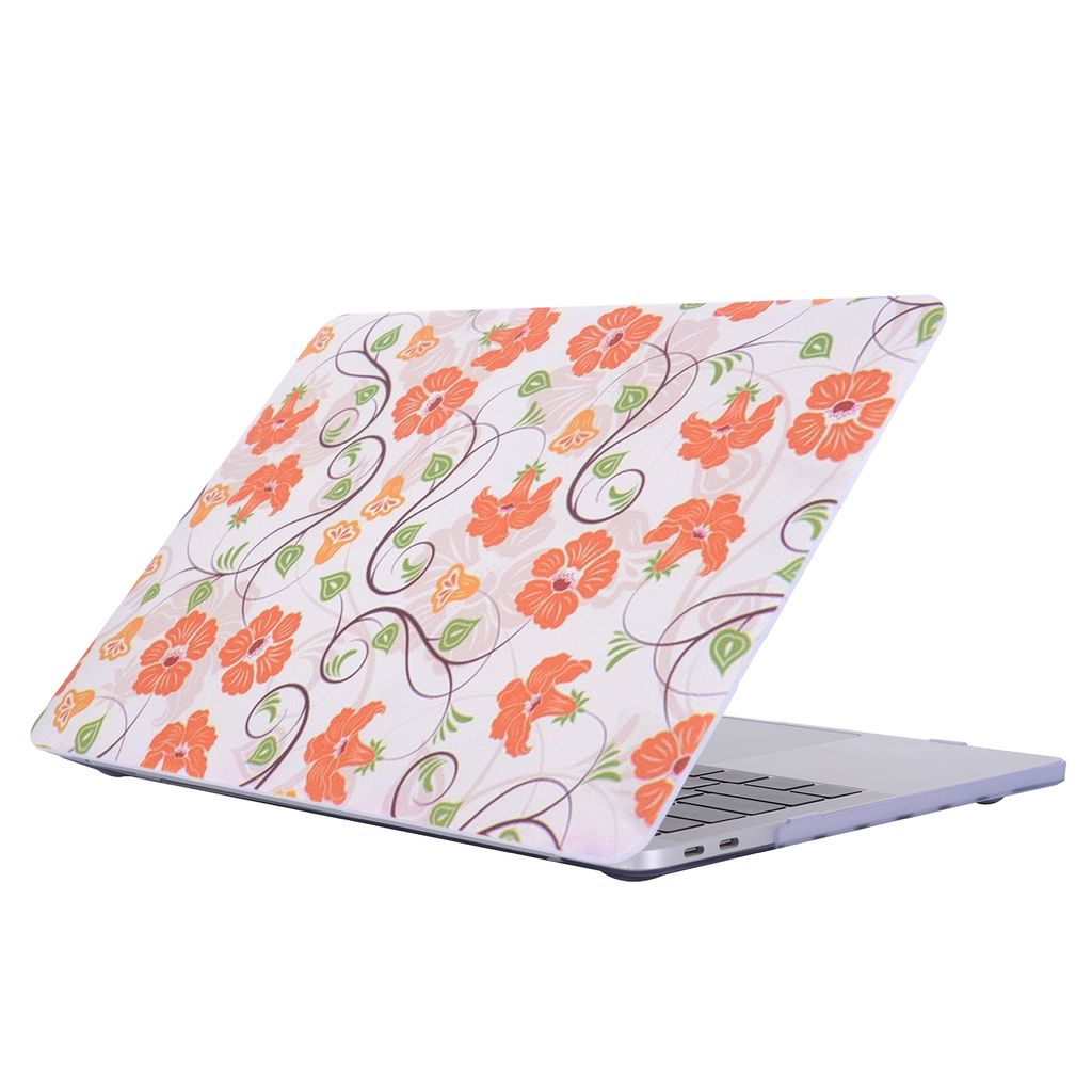 Mobigear Flowers MacBook Pro 15 Zoll (2016-2019) Hardcase Hülle MacBook Case - Model 21 - Model A1707 / A1990