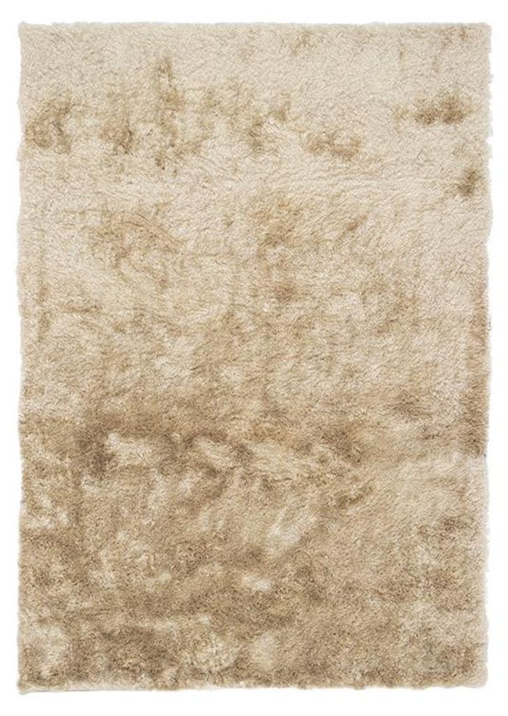 Hochflor Teppich - Glorious Champagner Creme Produktbild 