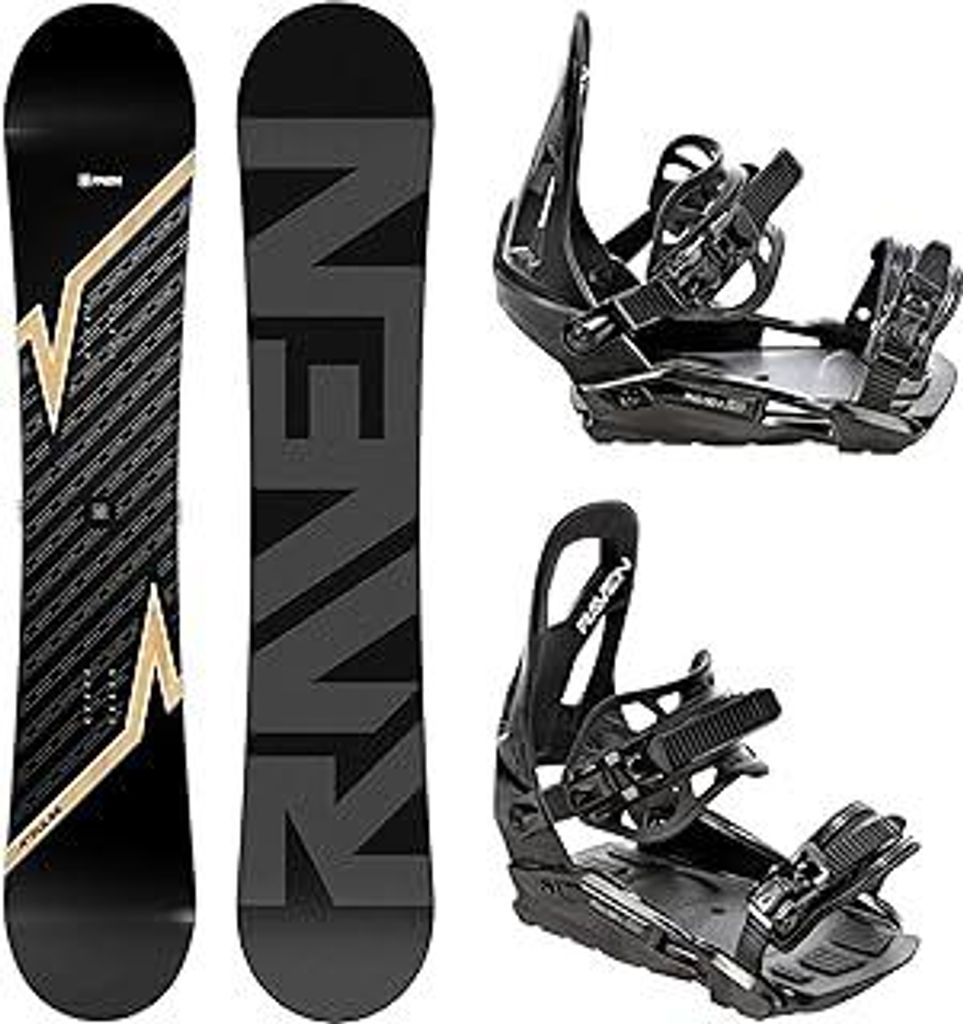 RAVEN Snowboard Set: Snowboard Pulse + Bindung s230
