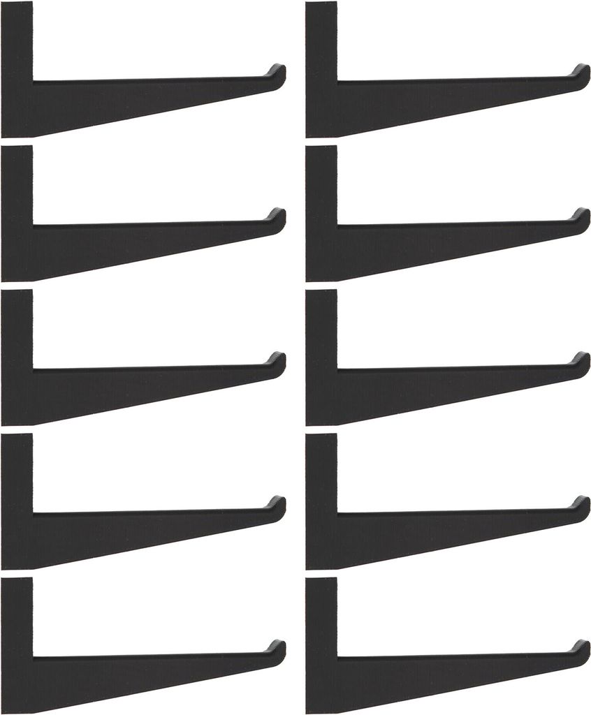 10x Kleiderhaken Garderobenhaken Akustik Paneele Akustikpaneele Akustikpanele 90mm