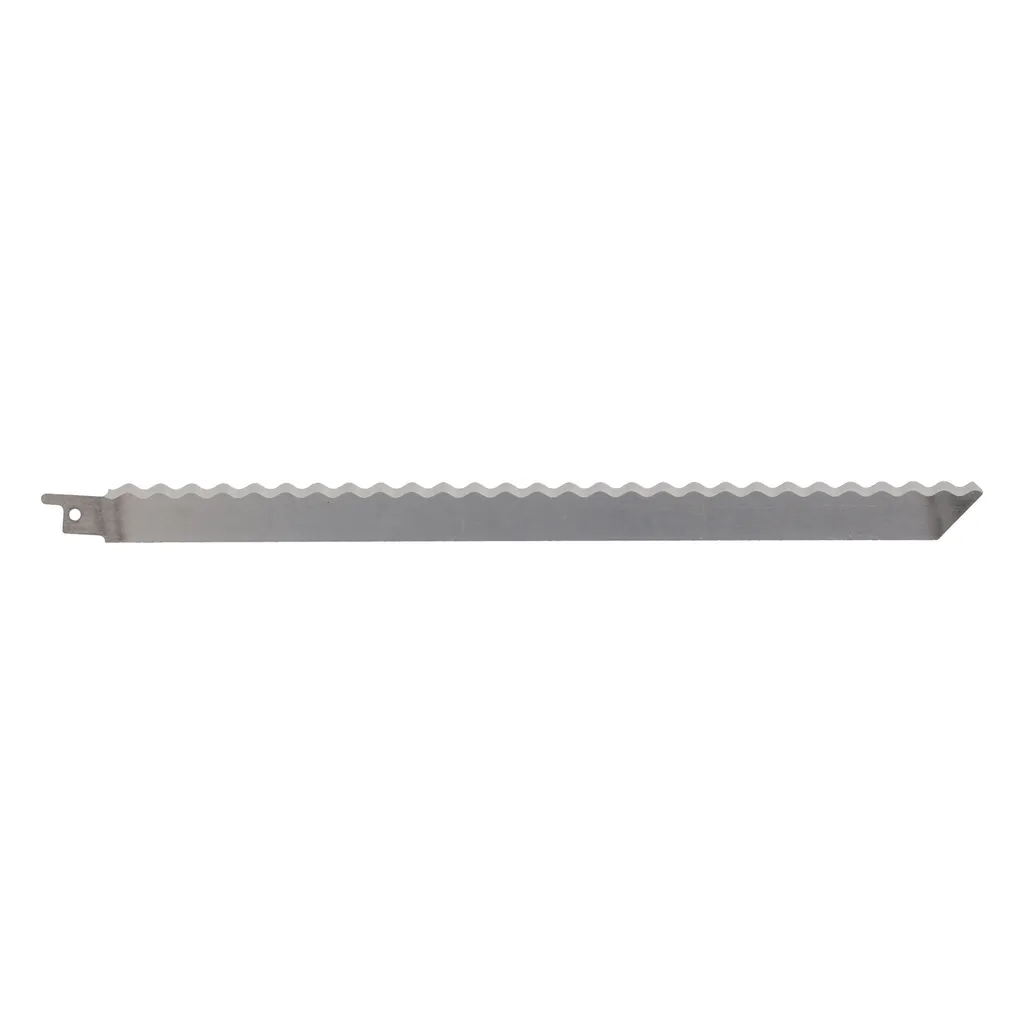 Lame scie sabre double ondulation pour polystyrène et tapis