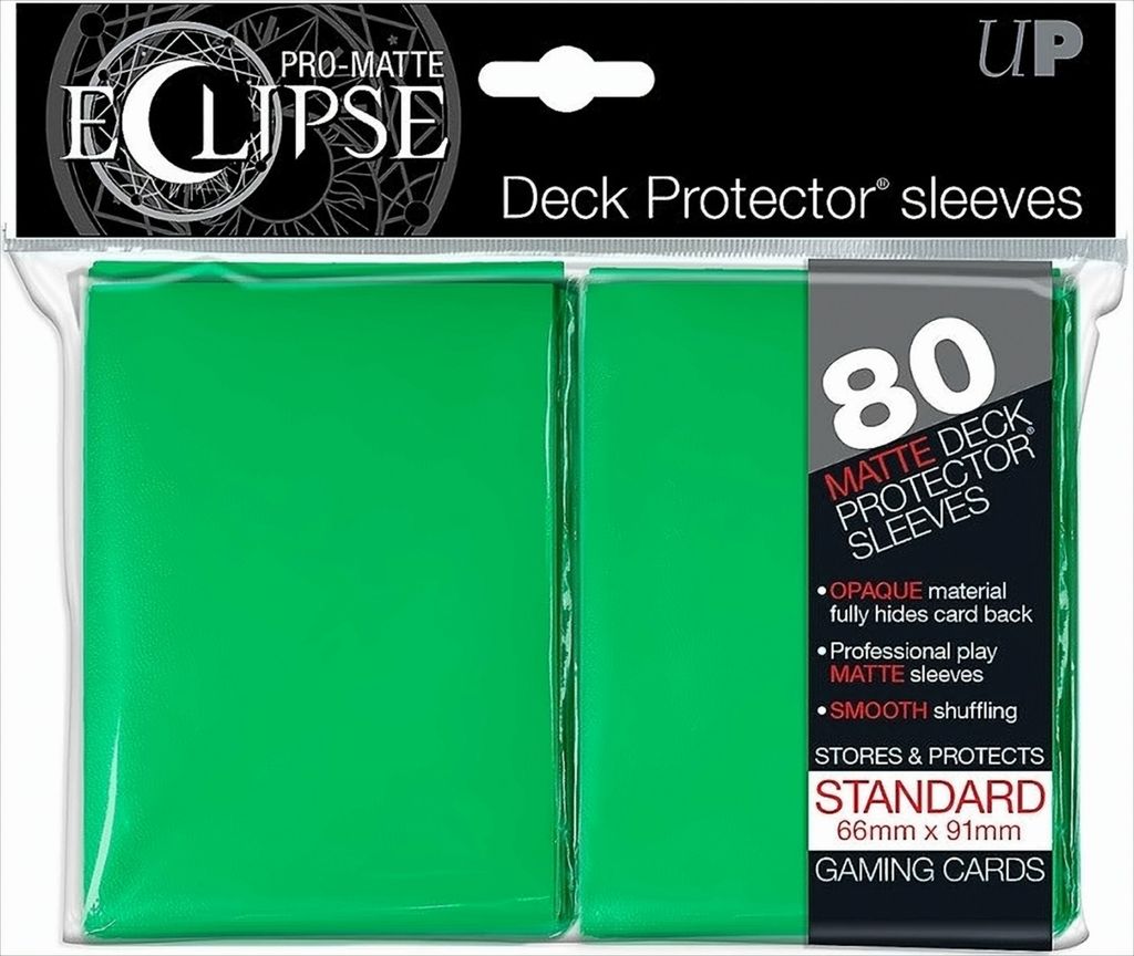 Ultra Pro - Green PRO-Matte Eclipse Protector (80)