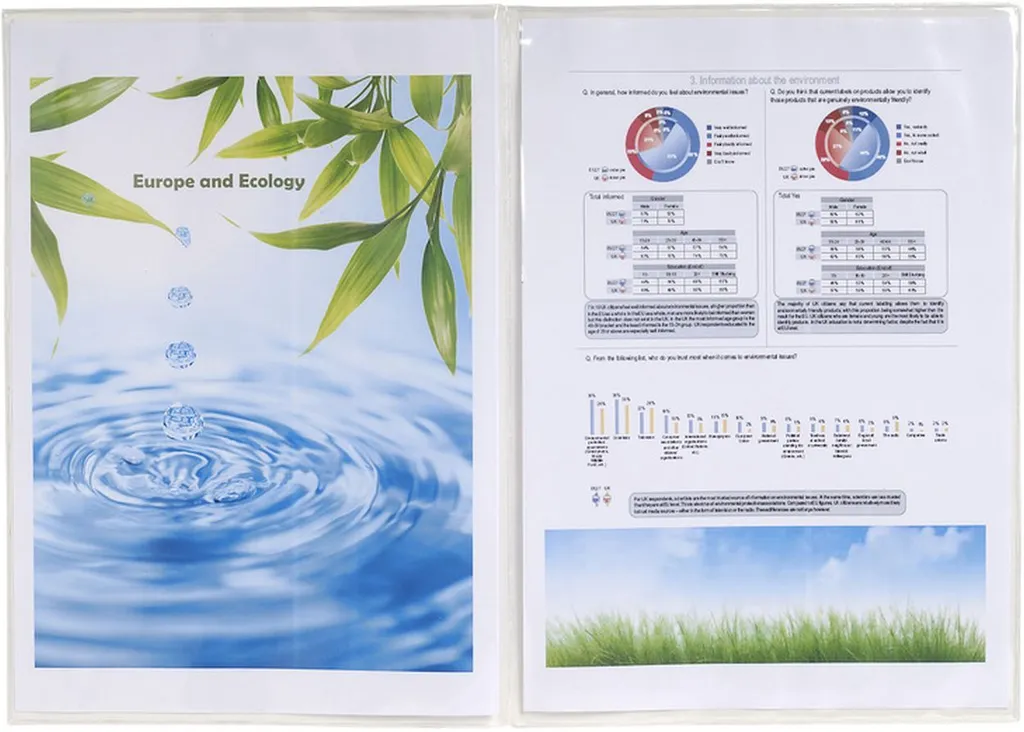 Évitez les Documents Cornés avec l'Étui Double A4 Exacompta PVC Lisse 10x