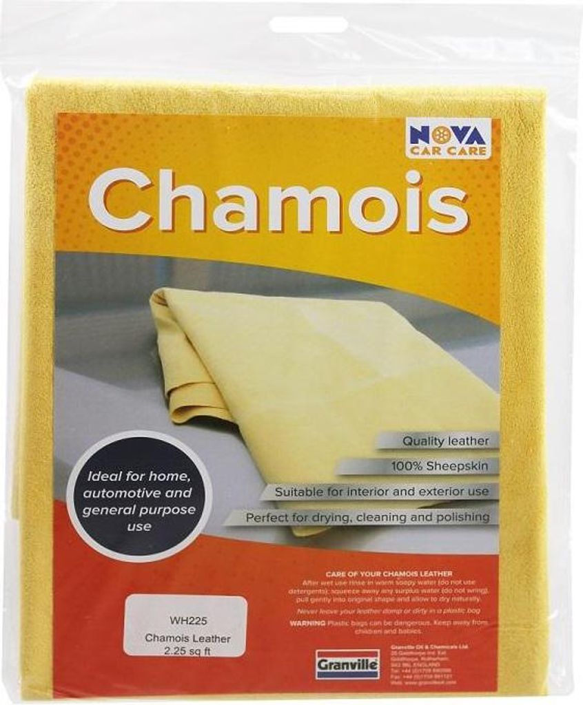 Nova Chamois 2.25 sq ft Polybeutel WI372 (One Size) (One Colour)
