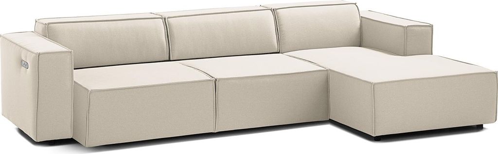 home24 Ecksofa mit Longchair