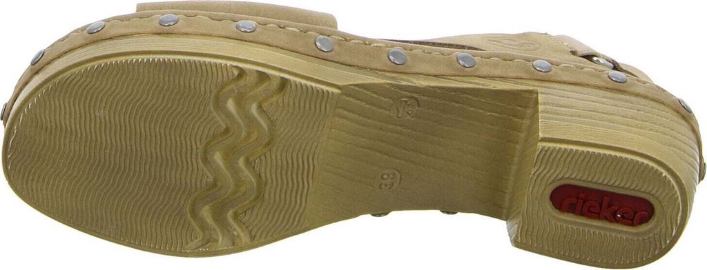 Rieker Damen Sandalette in Beige, Größe 37 Produktbild 6