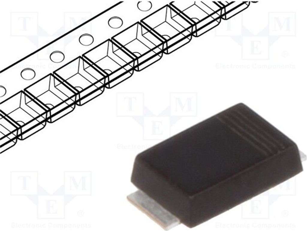 5x Diode: Gleichrichterdiode Schottky 1A SMD 60V SOD128 PMEG6010EP.115 Schottkydi