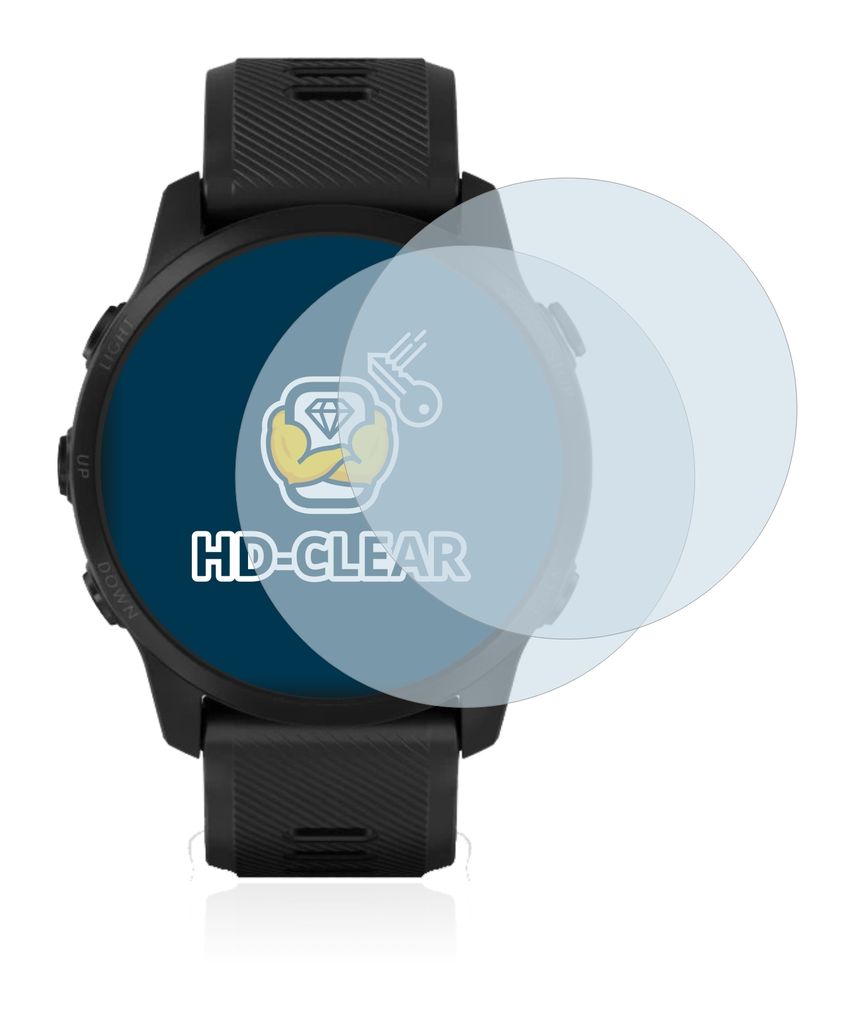 BROTECT AirGlass Panzerfolie Für Garmin Forerunner 945 LTE – 9H Kratzfest, Ultraklar & Made In Germany