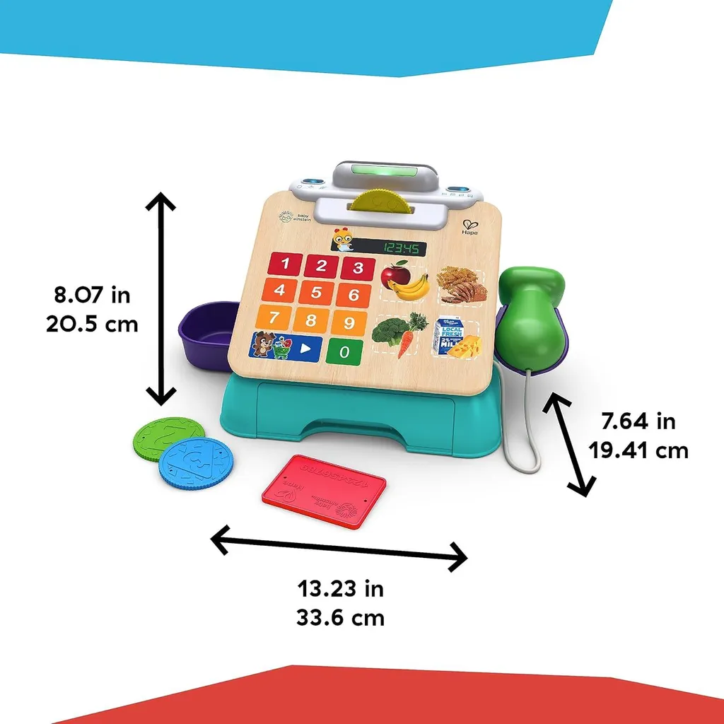 Caisse enregistreuse Magic Touch Baby Einstein Hape pour bébé dès 9 mois - 2