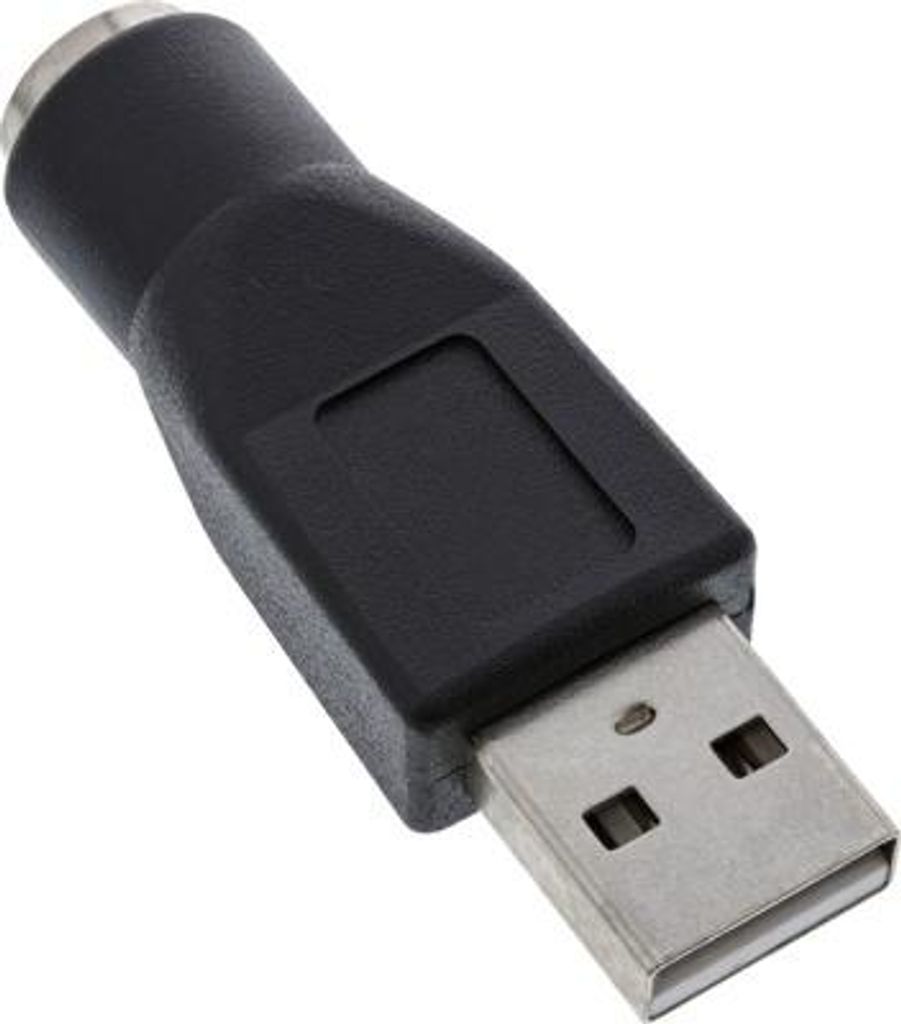 Adapter InLine® USB PS/2, wtyczka USB A do gniazda PS/2 Zdjęcie produktu 