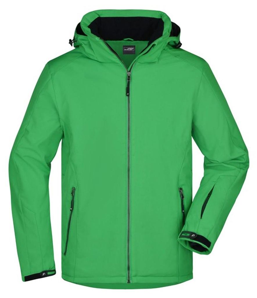 James and Nicholson - Softshelljacke für Damen - Winter LT2565 (S) (Grün)