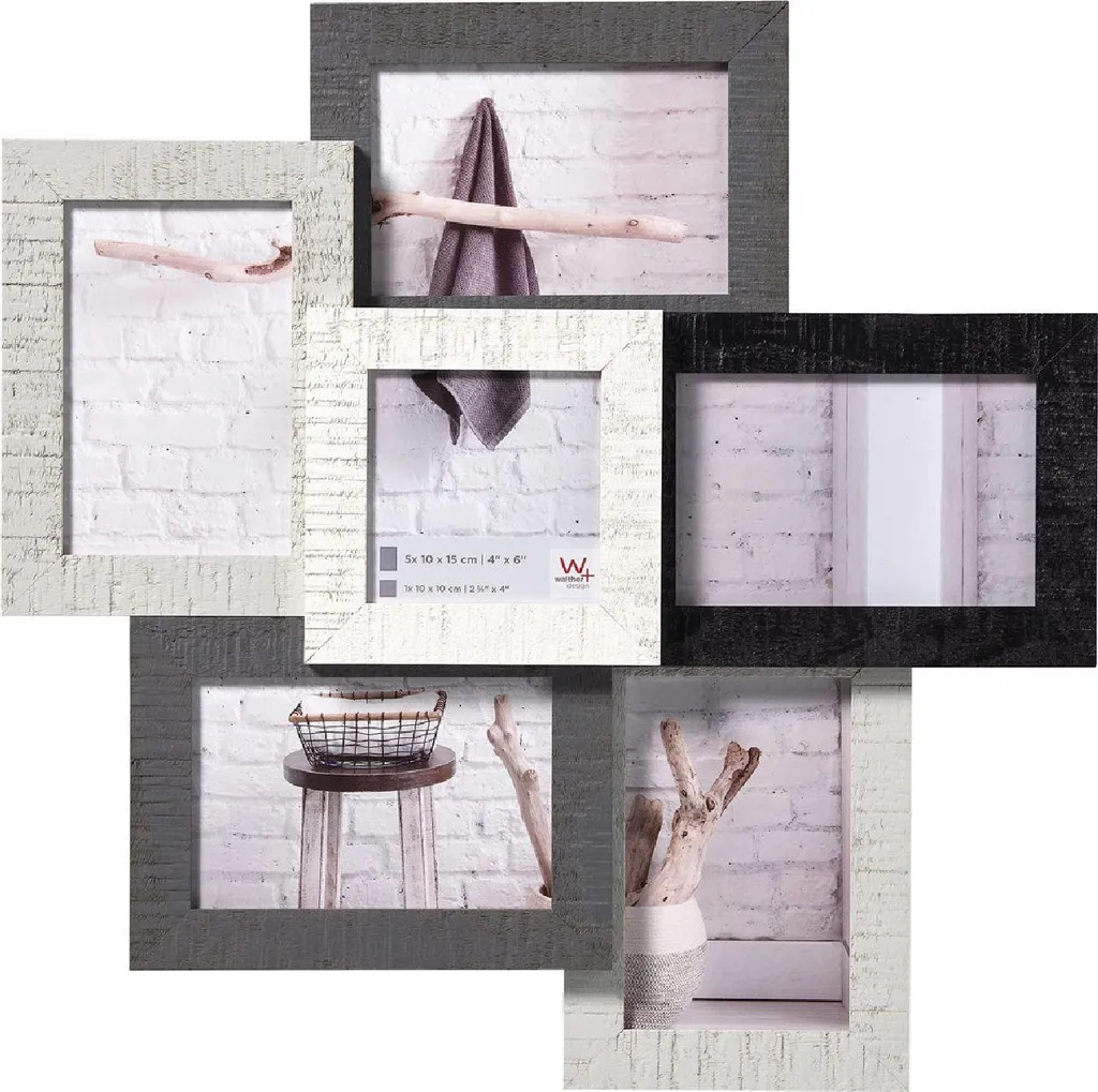 Walther Design Home Cadre Photo Collage Multicolore pour 8 Photos 43x43 cm