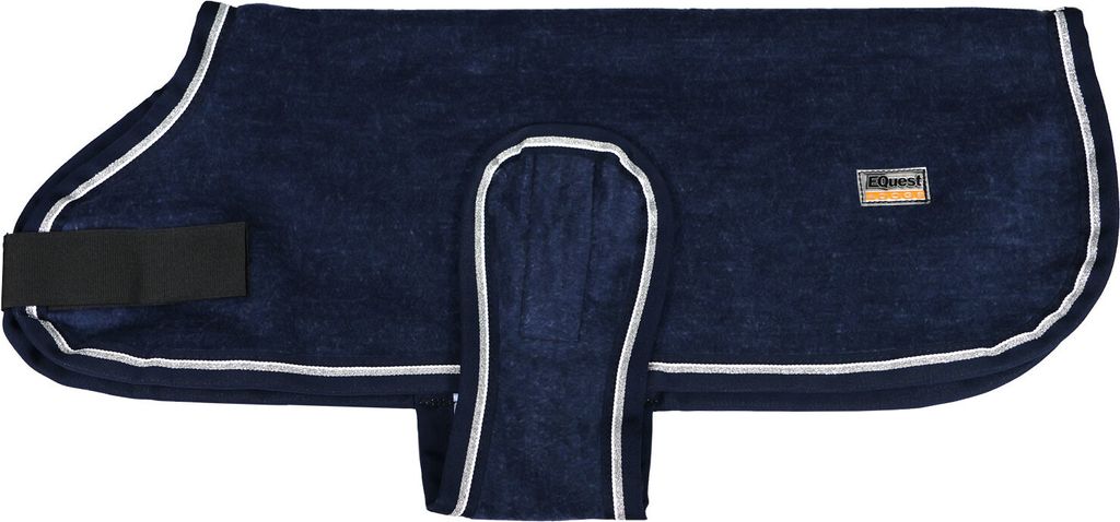 EQuest Hundemantel Polyacryl, navy/alaska - 45 cm
