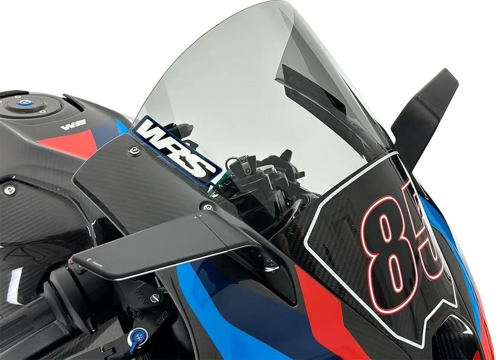 Saut-de-vent Race M1000RR Smoke - Écran de Protection Sport Fumé Noir
