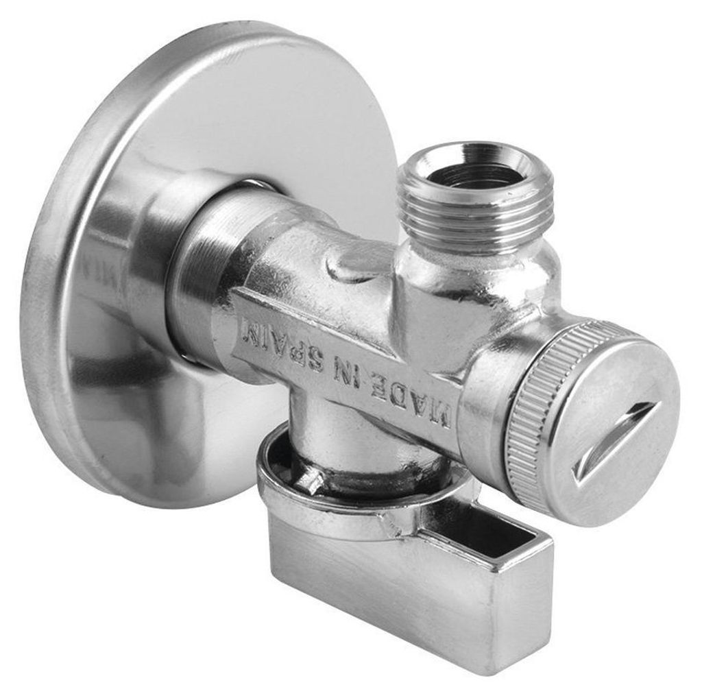 Arco Eckventil A-801/2"x 3/8" mit Filter, Anti-Kalk, Chrom Produktbild 