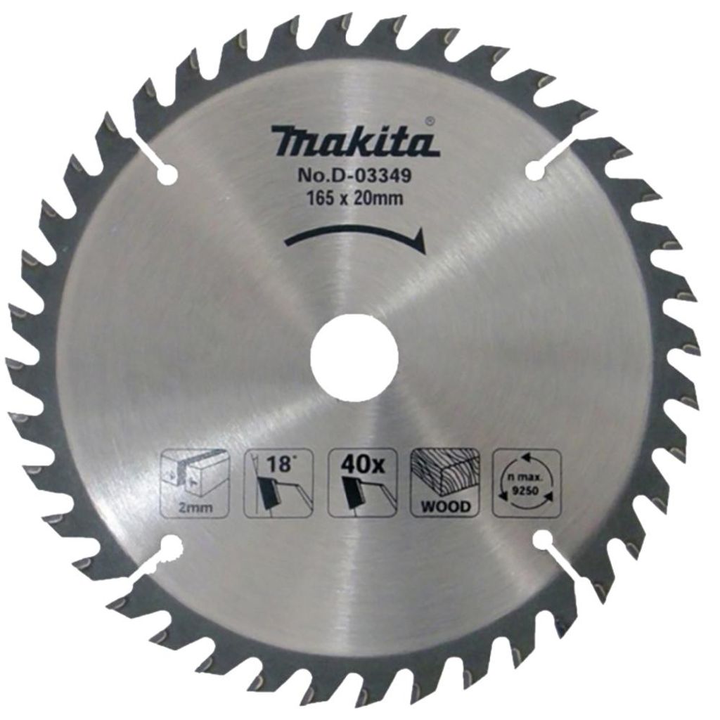 Gesinterte Säge für Holz 165*20*40Z - M D-03349 Produktbild 