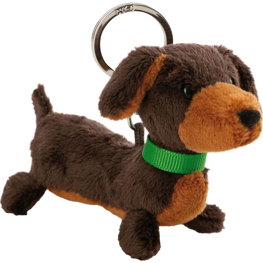 NICI 61896, Sleutelhanger, Bruin, Groen, Pluche, Polyester, Productafbeelding 