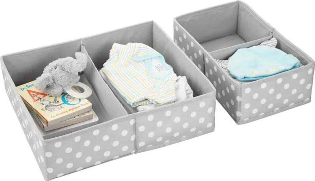 Boîte de Rangement pour Bébé et Enfant - Set de 8 Organiseurs mDesign - 7