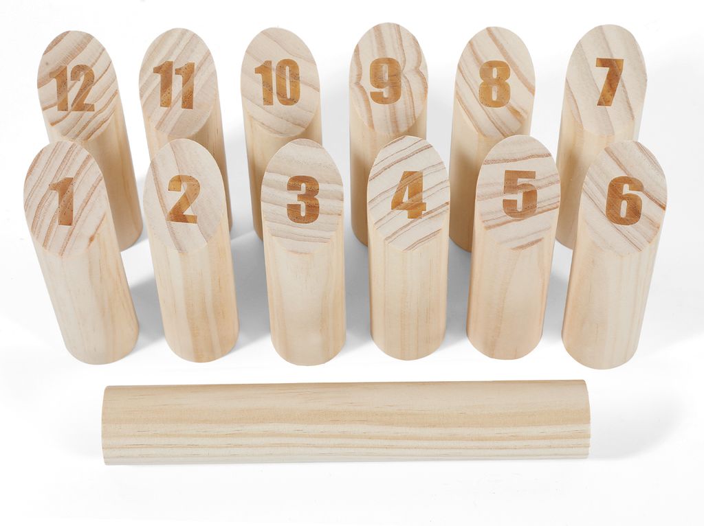 Vigevee Kubb – fínska hádzaná hra, 16-dielna sada – pre 2 Obrázok produktu 