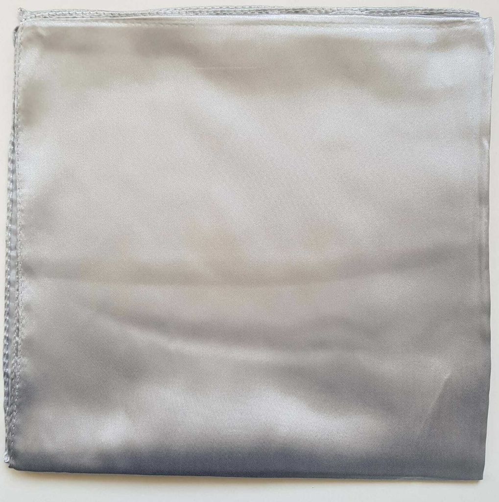 SATIN Kopftuch Esarp Hijab Grau 95x95cm Tesettür Turban Halstuch Turban