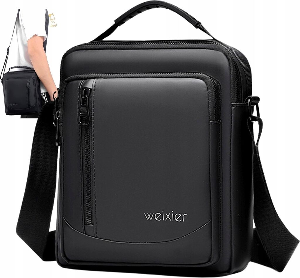 Herren-Umhängetasche Sachet - Stilvoll praktisch für unterwegs - Verstellbarer Riemen - Langlebig und leicht zu reinigen - Vielseitige Aufbewahrung