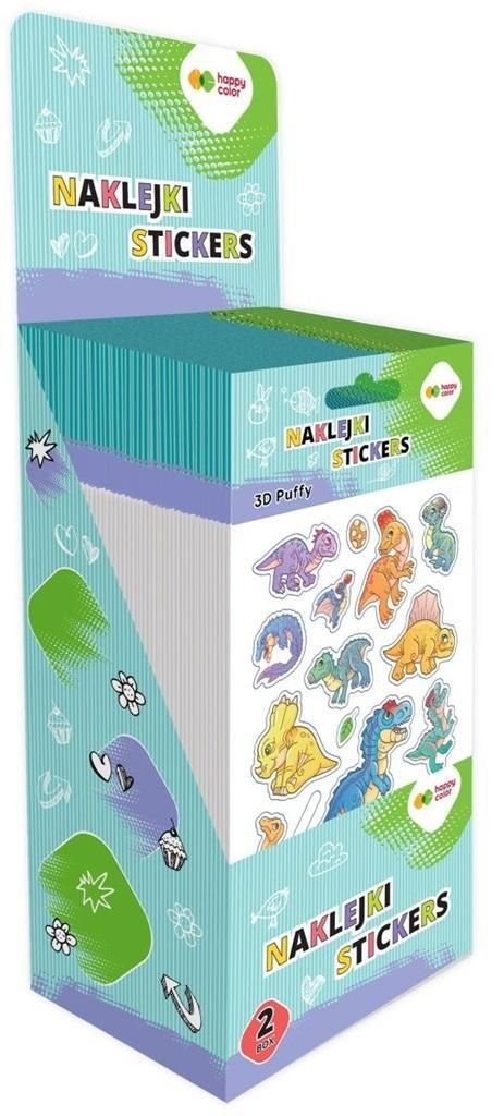 3D-Aufkleber-Display „Puffy 2kids“, 50 Stück, Happy Color
