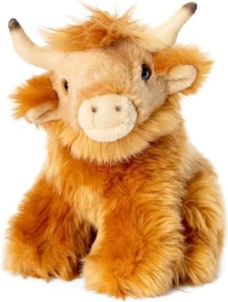 Peluche Vache Highland Durable : Le Compagnon de Nuit Idéal et Rassurant
