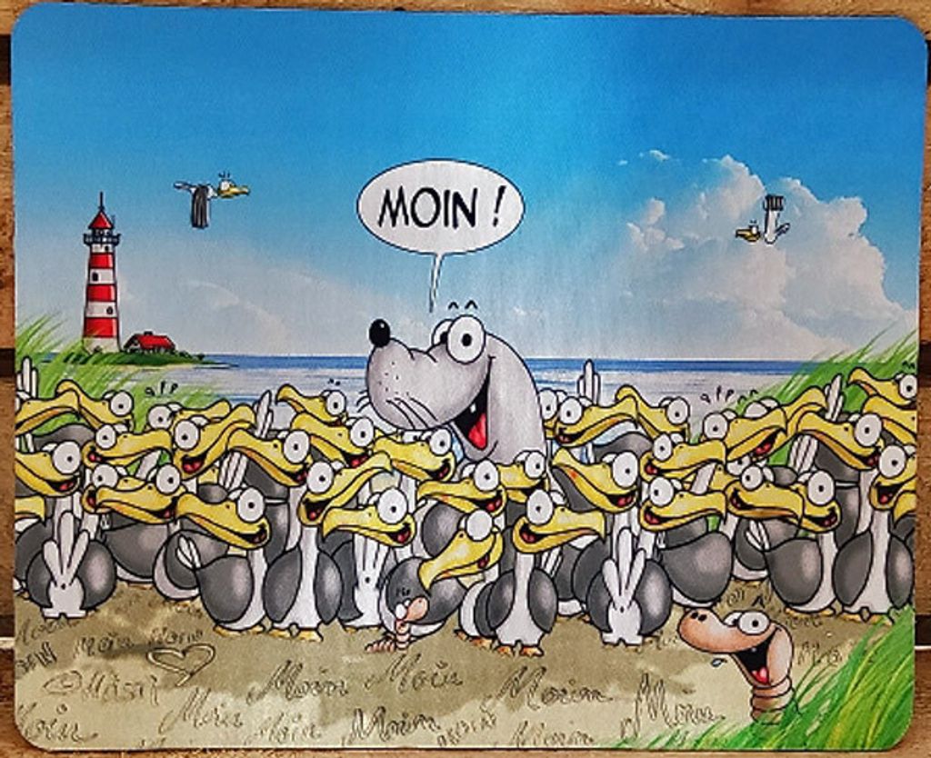 Hösti Mauspad Robbi Moin Mousepad 22x18 cm Produktbild 