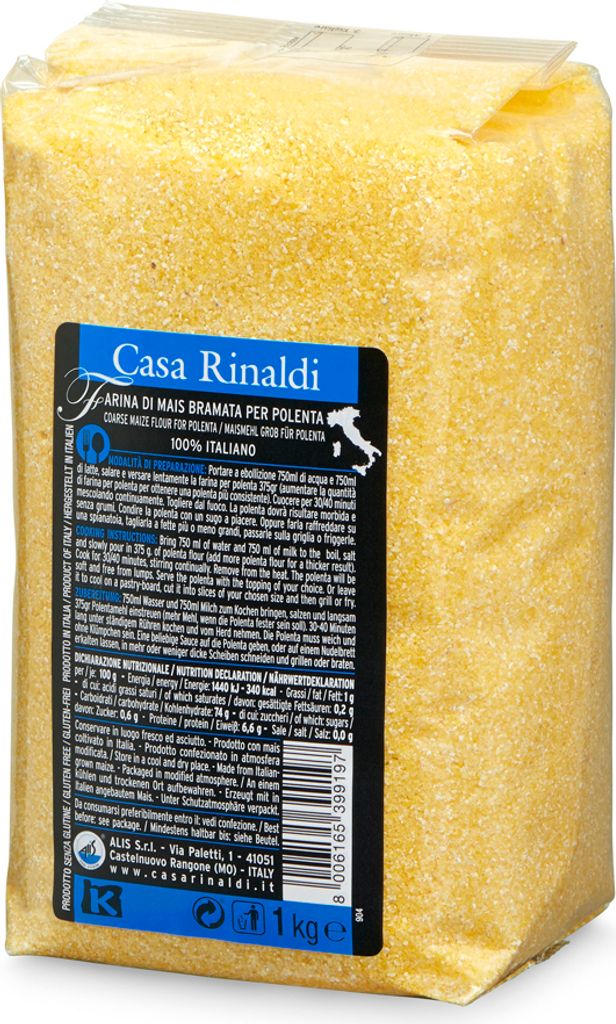 Casa Rinaldi mąka kukurydziana na polentę, grubo mielona Zdjęcie produktu 