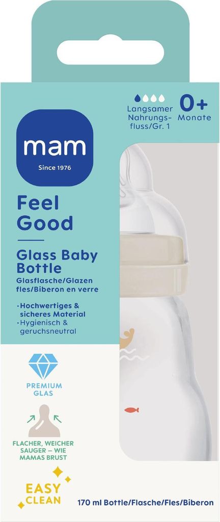 Feel Good Glass Bottle "Robbe" 170 ml 0+