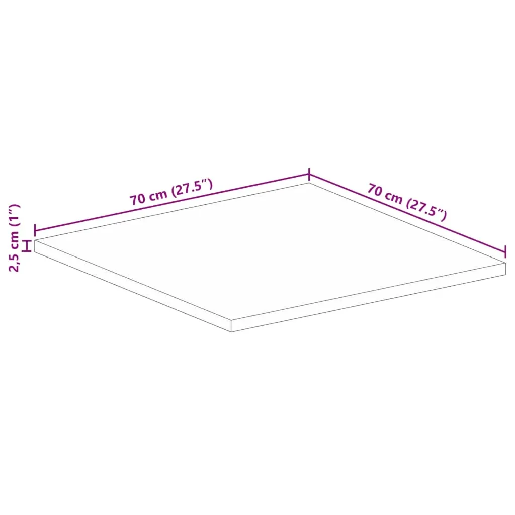Base Tavolo Legno 70x70 SYFAX™ Pino Massello per Progetti DIY - 7