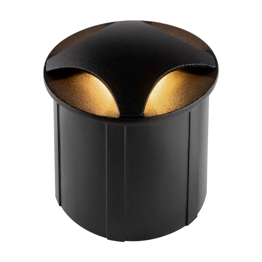 Spot LED extérieur IP65 aluminium noir compact 6,2 cm pour jardin et cour