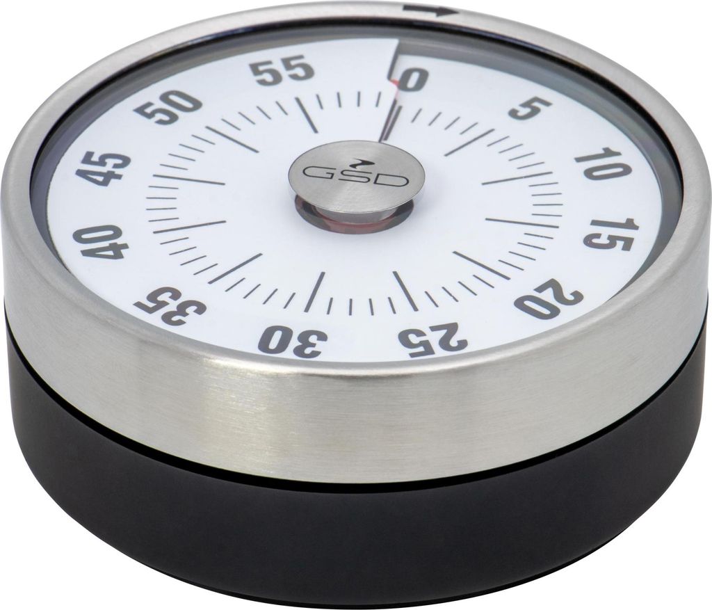 GSD 801-41 Minuteur 8cm mécanique en acier inoxydable, Image du produit 