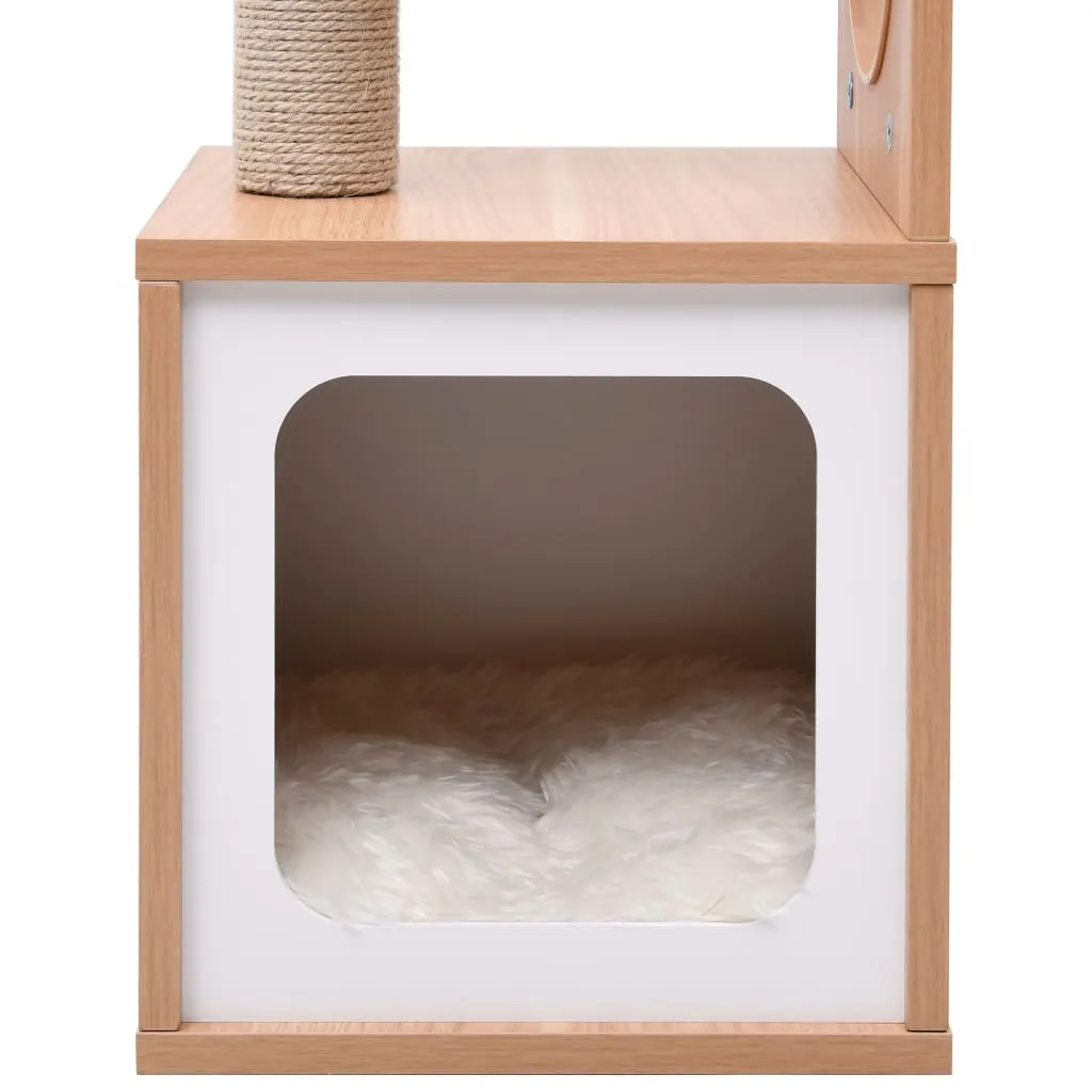 Arbre à chat vidaXL 60 cm robuste avec plateforme et tapis de sisal