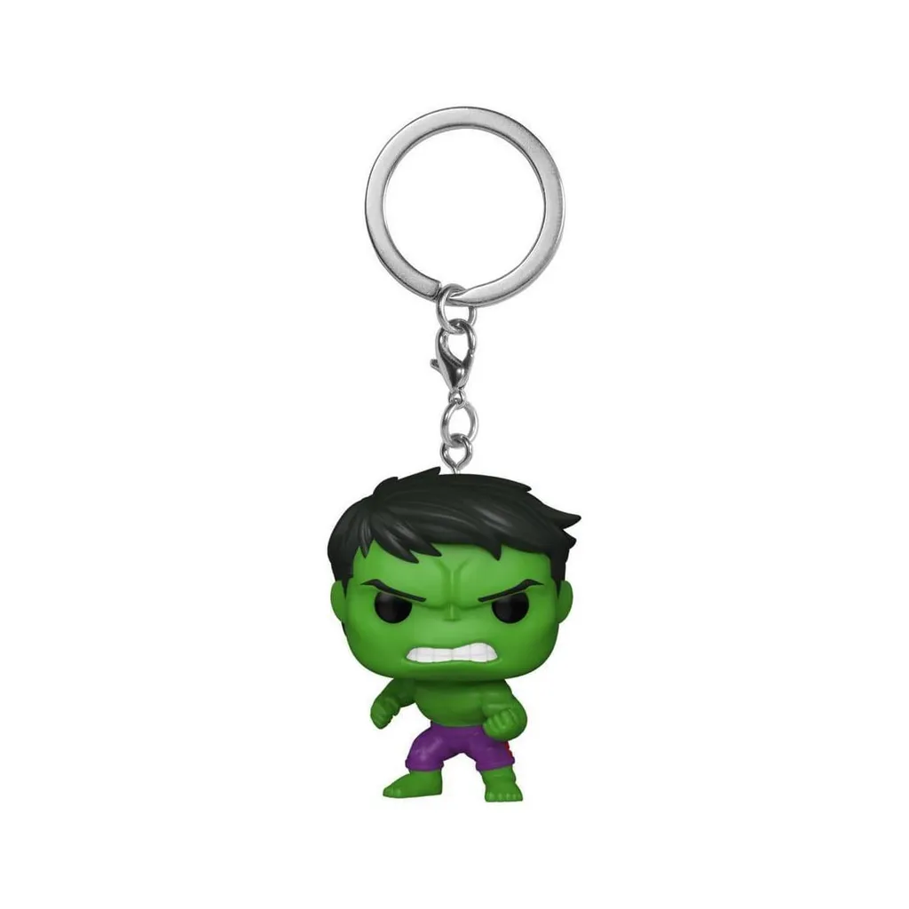 Porte-clés Hulk Marvel Robuste et Compact : Lot de 12 Figurines POP ! 4cm