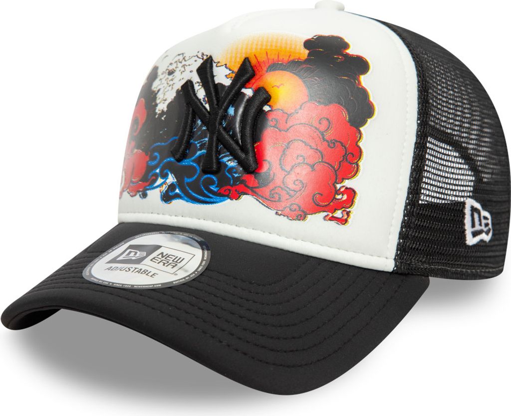New Era Mlb Graphic New York Yankees Trucker-kappe Weiß Mann Weiß One Size