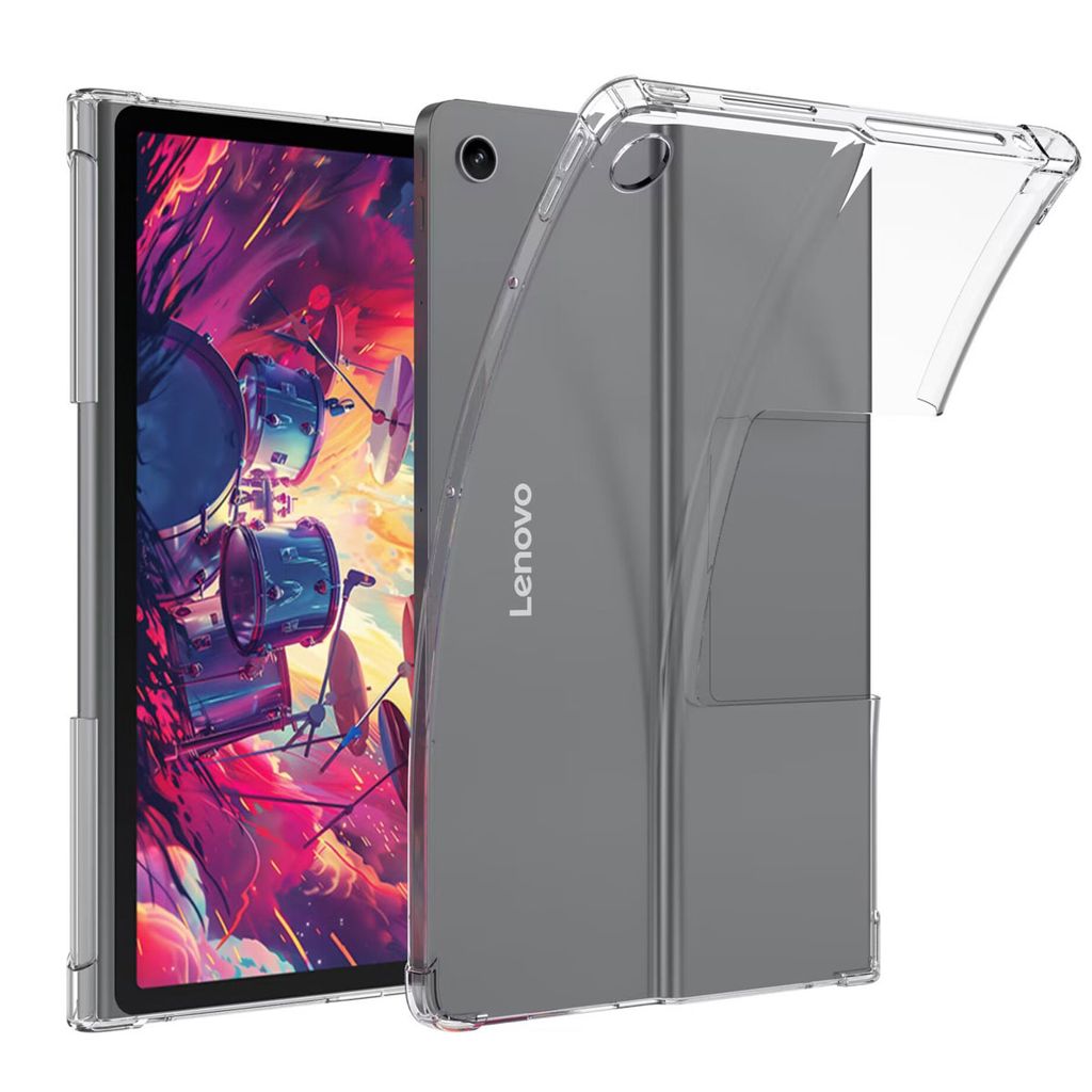 imoshion Schutzhülle Lenovo Tab Plus Hülle Anti Shock Back Cover Handyhülle fur Lenovo Tab Plus - Transparent