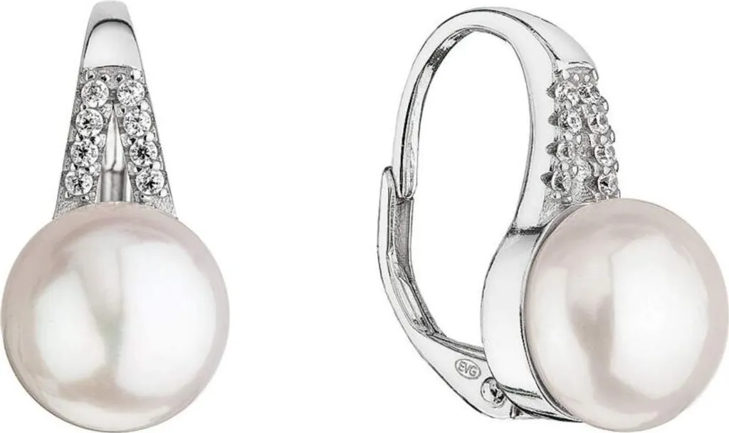 Boucles d'oreilles argent et perle de rivière 21070.1 Anti-allergie
