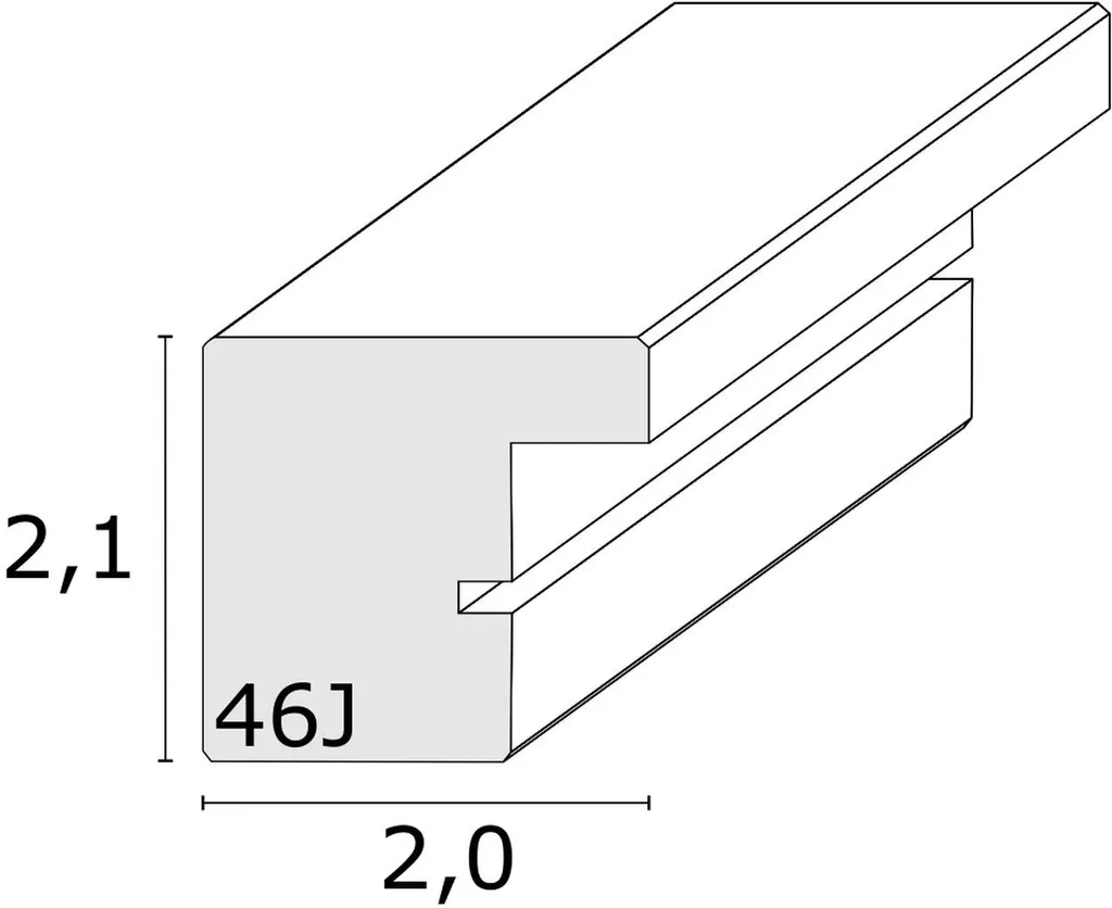 Stock Cornice S46JH2 10x15 Legno Bicolore: Qualità Professionale - 7