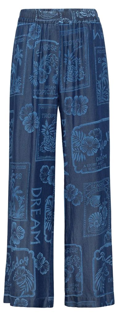Rabe Hose in Dunkelblau 48