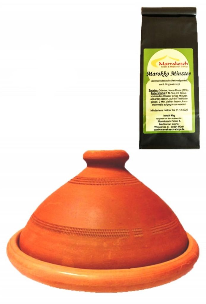 sada 2 kusů, ORIGINAL tagine Ø 26 cm + marocký mátový čaj Obrázek produktu 