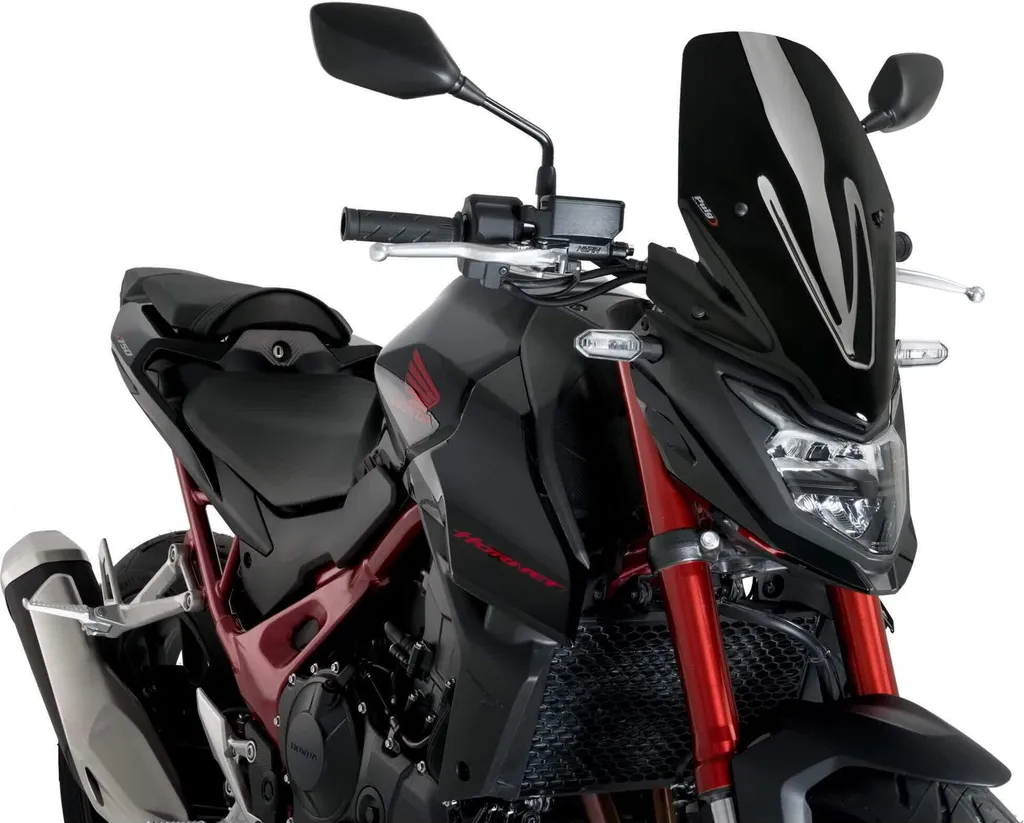 Bulle PUIG Noire pour Honda CB Hornet - Finies les Turbulences à Moto
