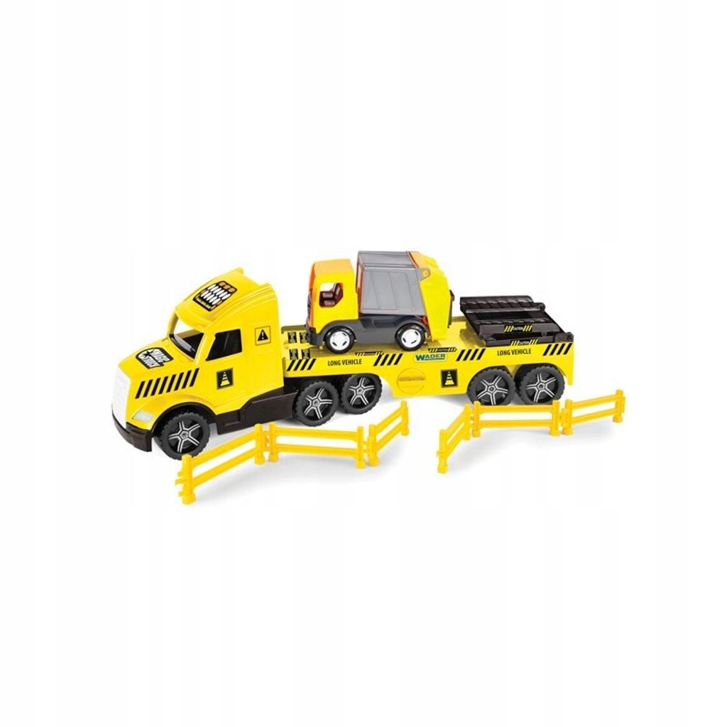 Magic Truck Technic: Sleepwagen met vuilniswagen Productafbeelding 