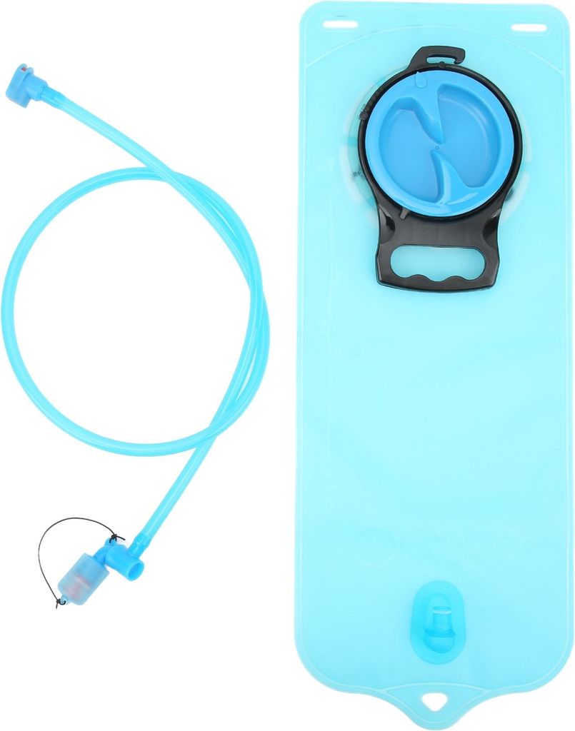 Outdoor -Radsportwasserblase verdicken TPU Hydratation Pack tragbares Reiseberasters Reservoir Blau 2L 390 x 180 mm/15.4x7.1in